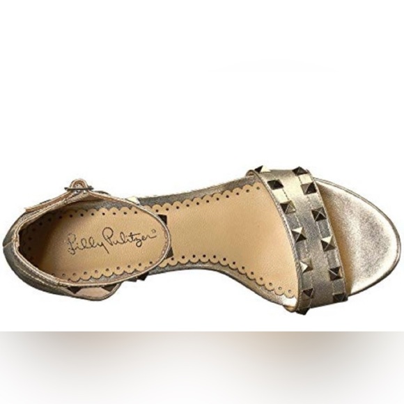 New with box Lilly Pulitzer Sydney Wedge Sandals 7 - Picture 4 of 9